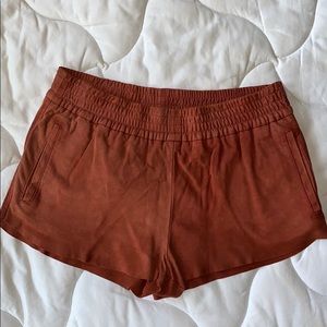 Maje Suede mini short